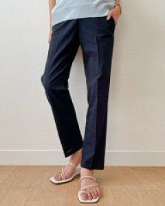 Maternity* slim linen pants