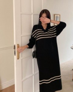 Maternity* V-Neckto Knit Dress