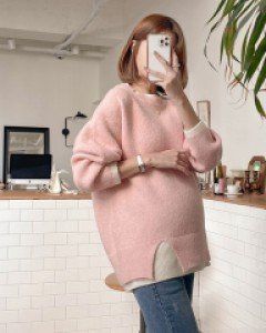 Maternity* Layered Knit