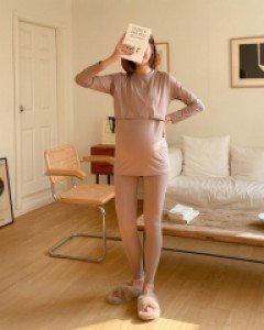 [LabelsD] Warm Heattech nursing underwear set