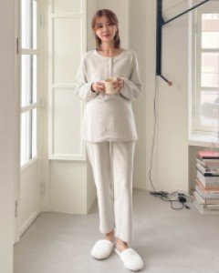 [LabelsD] Baro Open Wool Peach Nursing Set*Maternity