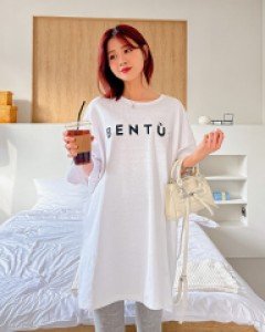 Maternity*Tantanmyeon Box Long tee