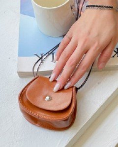 Brown Mini Cross Bag