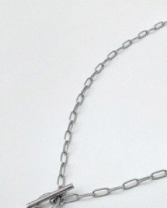 Theonine heart chain Necklace