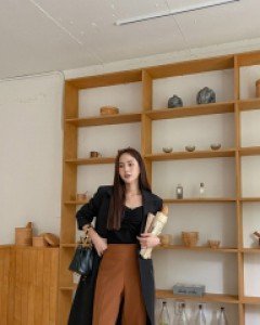 [EVELLET] Northren Wide Slacks