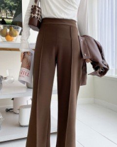 [EVELLET] Midelve Flared Pintuck Slacks(Long)