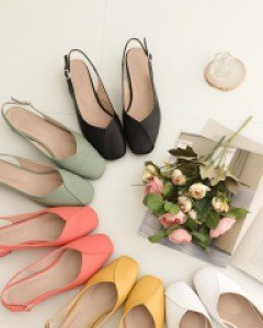 [EVELLET] Nevint Tulip Sling backs(3cm)