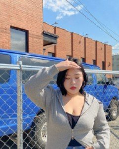 [EVELLET] Torrend Ribbed Hood Two Way Zipper Long Dress