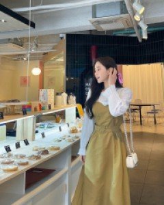 [EVELLET] Kaedin Chiffon Color BeltSET Dress