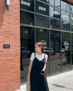 Veroille Wrinkle Bustier Long Dress