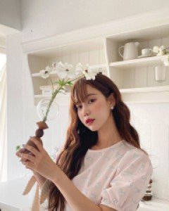 [EVELLET] Muscle Pin Cats Puff Long Dress