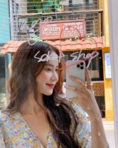 [EVELLET] Apurine Shirring Flower Long Dress