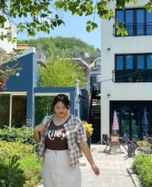 Polyhen Cotton Plaid Check No collar Jacket