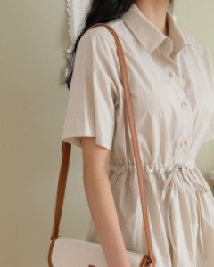 Axion Half Open String Long Dress