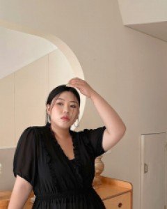 [EVELLET] Pomeru Frill Peplum Puff Blouse