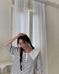 [EVELLET] Mevteen ST Sailor Collared short sleeve tee