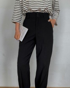 Haylin Double-button loom by length Slacks