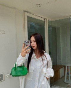 [EVELLET] Illuna Cotton Pocket Shirt