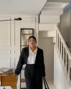 [EVELLET] Judella Wide Long Slacks