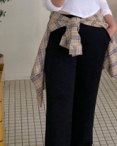 [Daily Pants] FB Straight Waistband Pants by Length