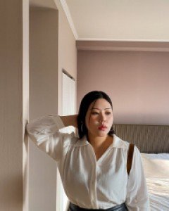 Wayno Peach brushed cotton shirring Blouse