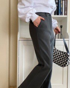 Bonori fleece Flared Slacks