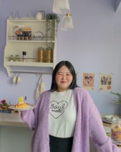 Sailine Wool Bokashi Knit Cardigan