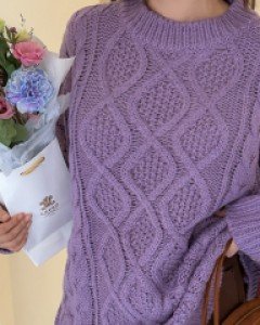 Olena Round neck Twiddle Knit