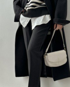 [Daily Pants] Davidsen Hidden Band fleece Slim Straight Slacks