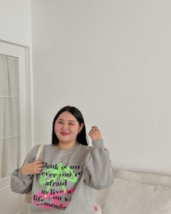 D9 sheep brushed Graphic Print Sweatshirt