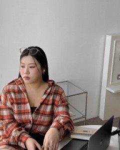 Nymella Wool fleece Plaid Check Shirt