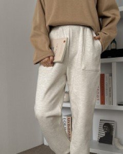 [EVELLET] Heinel fleece Jogger Waistband Pants