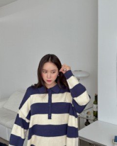 Heyrin Stripe Long Knit