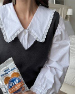 Mendutti Frill Collared Blouse