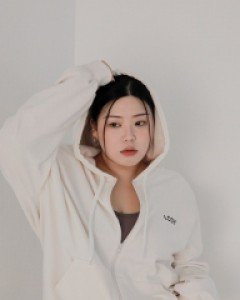 [EVELLET] Hoarnin Hood Zip up