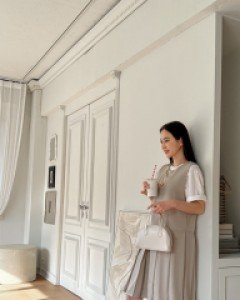 [EVELLET] Ndytel Pleats Suspender Dress