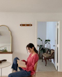 Timone Hidden Banding Flared Denim Pants