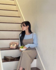 [EVELLET] Tureni Bustier Long Dress