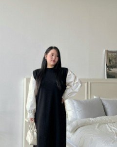 [EVELLET] Uidel layered StringSET Long Dress