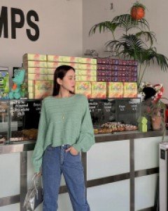 [Daily Pants] Selfoen Two button Boy Fit Denim Pants