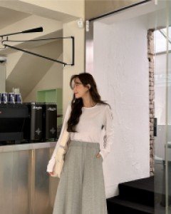 [EVELLET] Tuniel Cotton Long Skirt