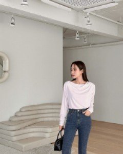 Pinked Hidden Banding Flared Denim Pants