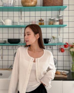 Meson Sleeveless Cardigan T-shirt