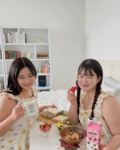 [EVELLET] Renviel cotton bustier pajama set