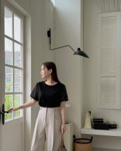 Daons Hidden Banding Wide Slacks