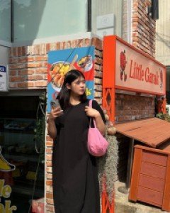 [EVELLET] Benit Boxy Pocket Long Dress