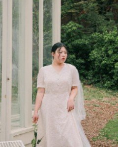 [EVELLET] Tuelin Lace Long Dress