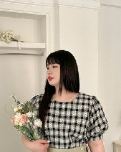 Ifha Flower Puff Blouse