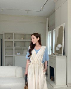 Sudden Suspender Long Dress