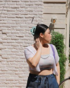 [EVELLET] Lienme two-way color tube top